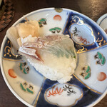 嵐山 大善 - 鯛の笹寿司