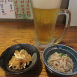 呑斗丸 - 1杯目はビール。