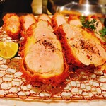 とんかつ マンジェ - 黒豚＆特上ヘレとんかつ　¥3760