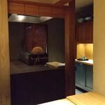 室町 和久傳 - カウンターの内側