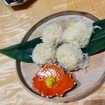 対馬のどぐろとイカ活き造り 博多 魚蔵 - 