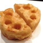 天ぷら はせ川 - れんこん