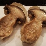 天ぷら はせ川 - しめじ