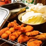 くし家 串猿 - 料理写真:串カツはなんど50種以上！野菜・肉・魚バランスよく食べられる10本セットがオススメ！