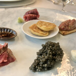 神戸牛炉釜炭焼ステーキ銀座一宮 - キャビアどっさり♡