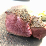 神戸牛炉釜炭焼ステーキ銀座一宮 - ランプ