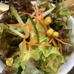 京都苑 - たっぷりの野菜サラダも嬉しいですねd(^o^)b 