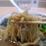 桜上水 船越 - 「三河屋製麺」さんの手揉み太縮れ麺