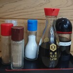 愛南 市場食堂 - 卓上調味料