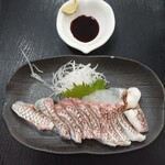 愛南 市場食堂 - 鯛焼き切れ刺身