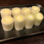 あかね家 - カウンターに置いてあり思わず頼まずにはいられなかった『焼きネギ』