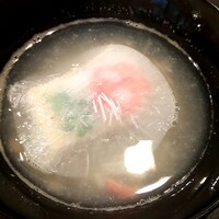 よし澤 - 椀（ずわい蟹、蟹味噌真薯）