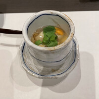 鮨 青海 品川店 - 帆立の茶碗蒸し