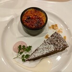 Bouchon d'OR - クレームブリュレ、チョコケーキ