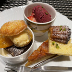 パザパ - ランチのデザート3種類盛り