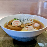 中華そば 深緑 - 白出汁(もろみポーク2枚)