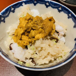 馳走 啐啄一十  - 【写真㉓】蛸飯、紫雲丹(山口県萩市見島)