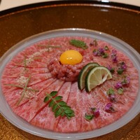銀座 ちかみつ 並木通り - ユッケ