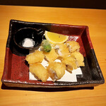 いざかや しん - 地穴子天ぷらです(o^^o)