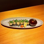 いざかや しん - 広島県産の真牡蠣をポン酢で頂きます(o^^o)