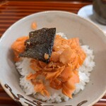 割烹 市川 - 鮭ご飯