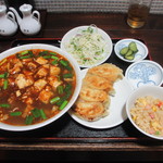 歓迎 - 激辛麻婆麺セット