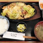 Minnano Shokudou Ushibukatei - 豚ホルモン焼定食