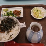 道の駅 なるさわ 軽食堂 - 鳴沢菜鯛出汁茶漬け