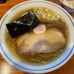 きく屋 - 大振りチャーシューが乗った中華そば