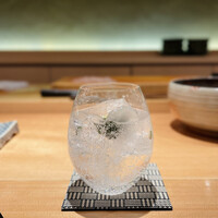 鮨 やま田 - 麦ソーダ 酢橘