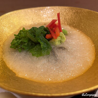 馬車道 大かわ - 菜花、金時人参、山葵、蕪餡