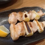 炭火串焼 らくだ - ねぎま塩焼き