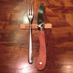キッチャーノ - 卓上のフォークとナイフです