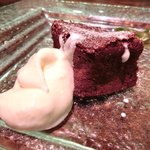 キッチャーノ - 本日のランチ+カフェ 1500円 のガトーショコラのクリーム添え