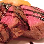 キッチャーノ - 本日のランチ+カフェ 1500円 のブラックアンガス牛のサーロインステーキ