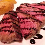 キッチャーノ - 本日のランチ+カフェ 1500円 のブラックアンガス牛のサーロインステーキ