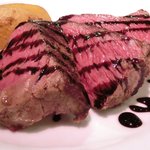 キッチャーノ - 本日のランチ+カフェ 1500円 のブラックアンガス牛のサーロインステーキ