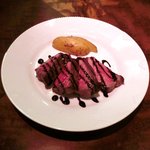 キッチャーノ - 本日のランチ+カフェ 1500円 のブラックアンガス牛のサーロインステーキ