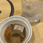 味のまる藤 - お通しと一刻者