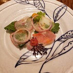 Torattoria Jirasore - 真鯛のカルパッチョ