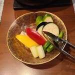 旬鮮炭火焼 獺祭 - お通し