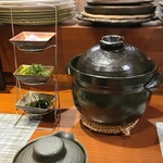 旬鮮炭火焼 獺祭 - 鯛めし