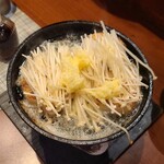 旬鮮炭火焼 獺祭 - 長芋とエノキバター焼き