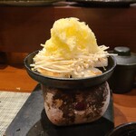 旬鮮炭火焼 獺祭 - 長芋とエノキバター焼き