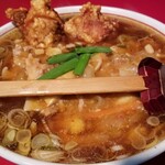 ラーメン桐生 - スタミナラーメン唐揚げ ¥1,320- ～旨い！