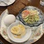 珈琲舘赤煉瓦 - モーニングセット650円