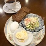 珈琲舘赤煉瓦 - モーニングセット650円