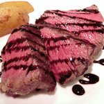 キッチャーノ - 本日のランチ+カフェ 1500円 のブラックアンガス牛のサーロインステーキ