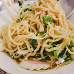 宝華 - 宝そば混ぜまぜ中