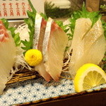 玄海寿司 本店 - 白身３種盛